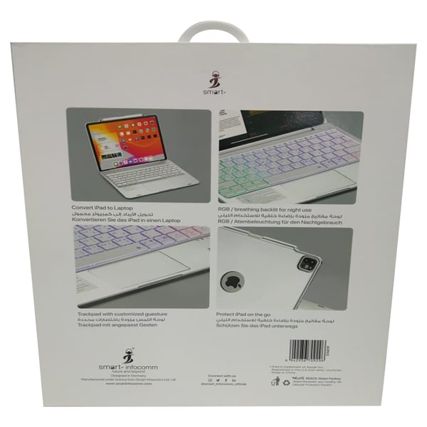 Smart ACIPD12 BT Keyboard SLV For iPad 12.9Inch Smart ACIPD12 BT Keyboard SLV For iPad 12.9Inch