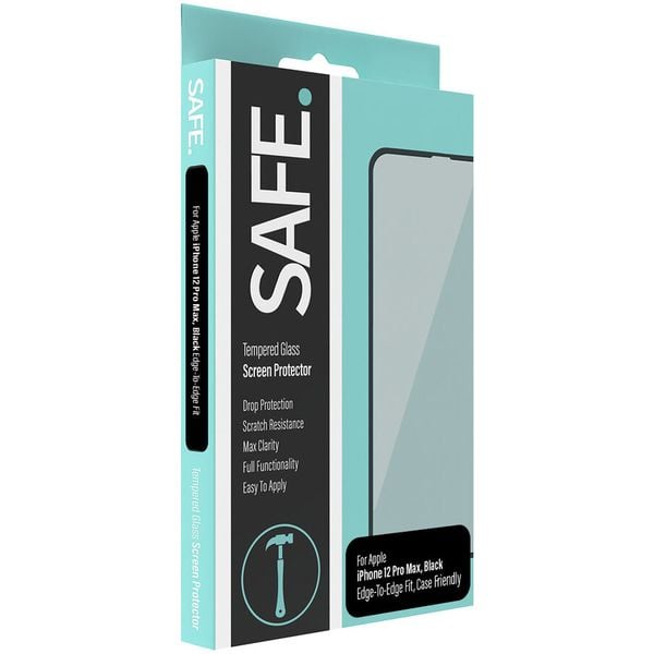 Safe SAFE95023 Screen Protector Max Edge -To-Edge Black For iPhone 12Pro Safe SAFE95023 Screen Protector Max Edge -To-Edge Black For iPhone 12Pro