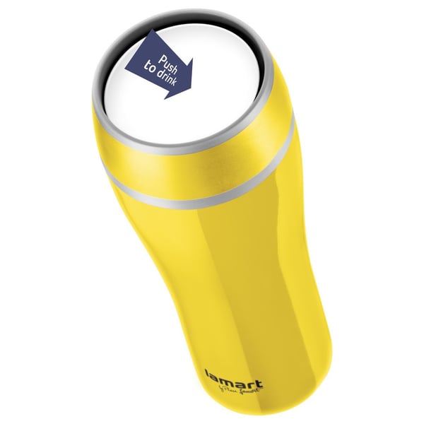 Lamart Thermo Vacuum Flask 400ml Yellow Lamart Thermo Vacuum Flask 400ml Yellow