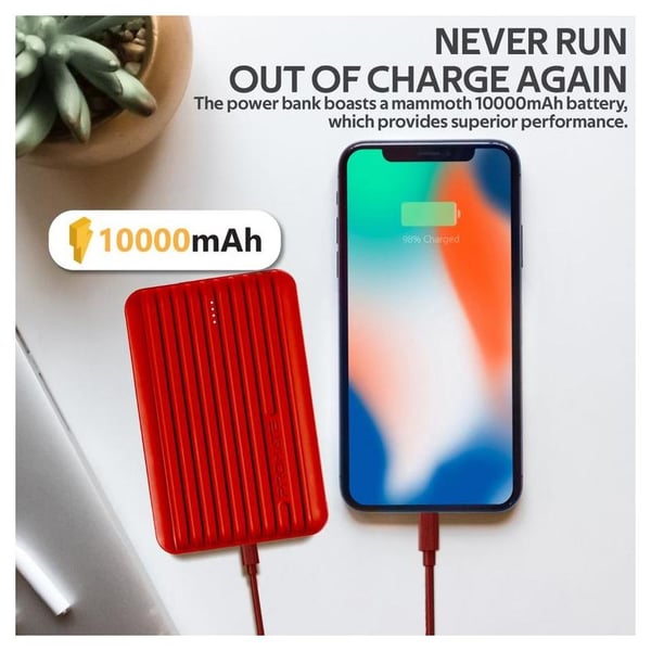 Promate Power Bank 10000mAh Red Promate Power Bank 10000mAh Red