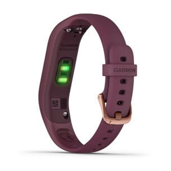 Garmin Vivosmart 4 Rose Gold With Berry Band - Small/Medium Garmin Vivosmart 4 Rose Gold With Berry Band - Small/Medium