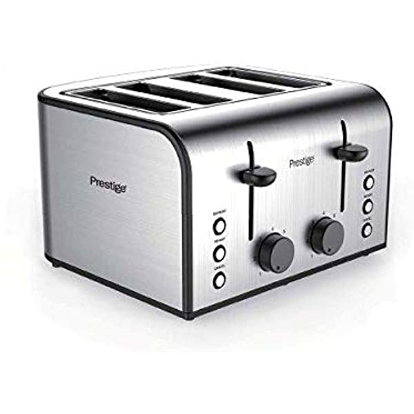 Prestige 4 Slices Stainless Steel Toaster Silver PR54904 Prestige 4 Slices Stainless Steel Toaster Silver PR54904