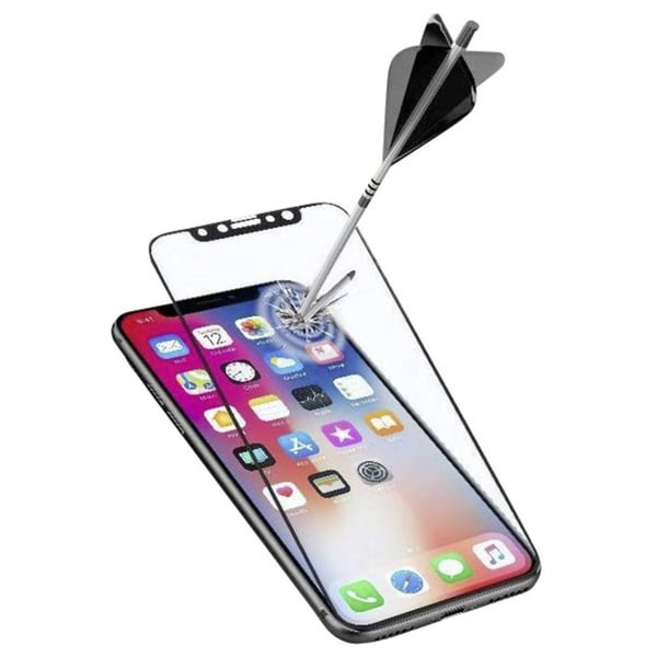 Cellular Line Tempered Glass Screen Protector Black Frame For Apple iPhone X Cellular Line Tempered Glass Screen Protector Black Frame For Apple iPhone X