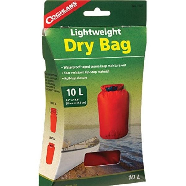 Coghlans Lightweight Dry Bag 10L Red Coghlans Lightweight Dry Bag 10L Red