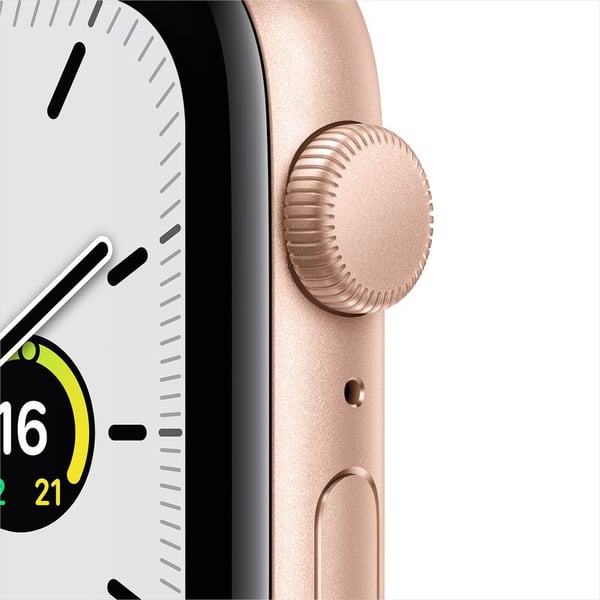 Apple Watch SE GPS 40mm Gold Aluminum Case with Pink Sand Sport Band Apple Watch SE GPS 40mm Gold Aluminum Case with Pink Sand Sport Band