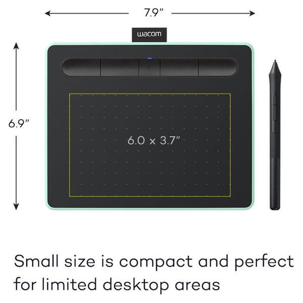 Wacom Intuos Bluetooth Creative Pen Tablet Small Pistachio Wacom Intuos Bluetooth Creative Pen Tablet Small Pistachio