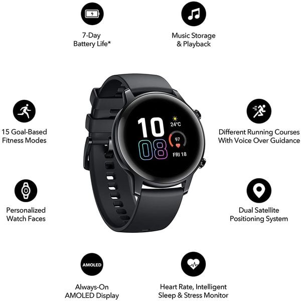 Honor HEBEB19S Magic Watch 2 42mm Black + LUP-B19 Scale 2 White Honor HEBEB19S Magic Watch 2 42mm Black + LUP-B19 Scale 2 White