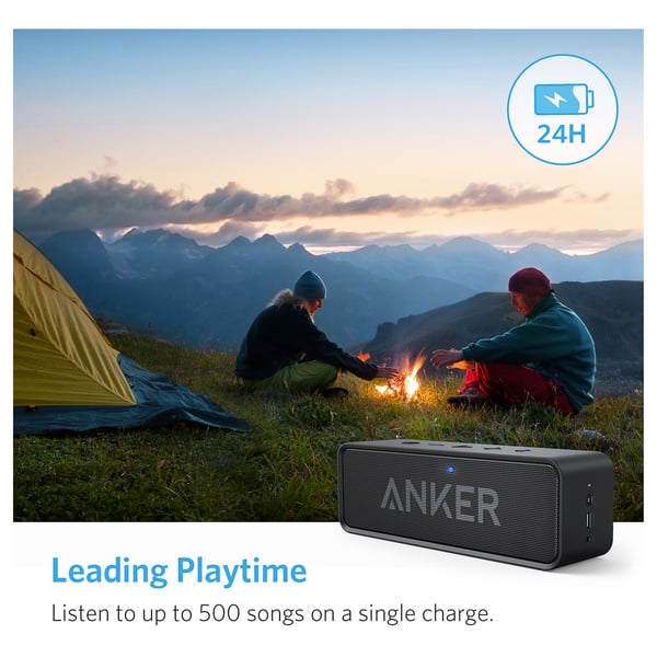 Anker SoundCore Bluetooth Speaker Black A3102H11 Anker SoundCore Bluetooth Speaker Black A3102H11