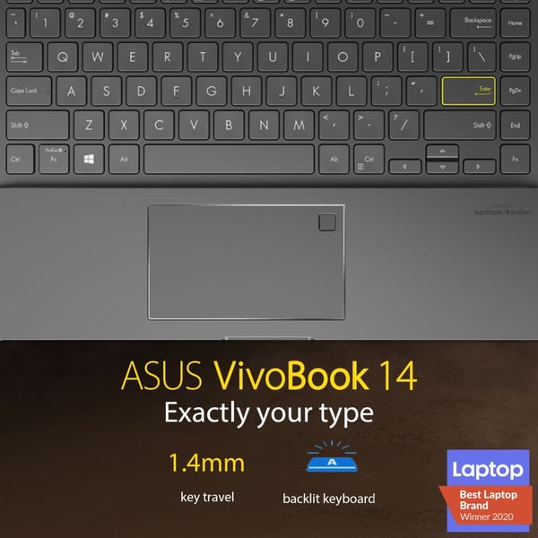 Asus K413EQ-EB245T Laptop - Core i5 2.4GHz 8GB 512GB 2GB Win10 14inch FHD Black Asus K413EQ-EB245T Laptop - Core i5 2.4GHz 8GB 512GB 2GB Win10 14inch FHD Black