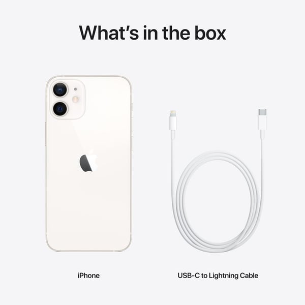 iPhone 12 mini 128GB White with Facetime – Middle East Version iPhone 12 mini 128GB White with Facetime – Middle East Version