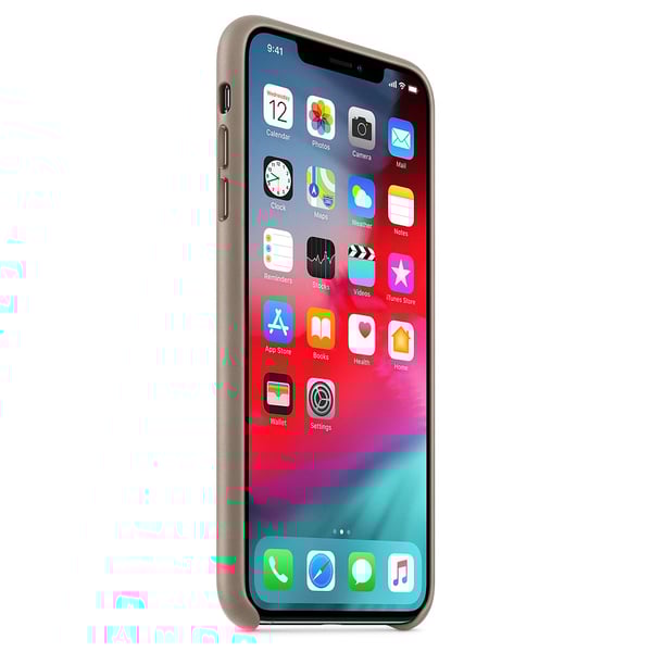 Apple Leather Case Taupe For iPhone XS Max Apple Leather Case Taupe For iPhone XS Max