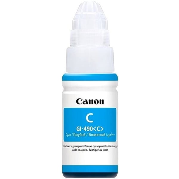 Canon Inkjet Cartridge Cyan GI490C 0664C001AA Canon Inkjet Cartridge Cyan GI490C 0664C001AA