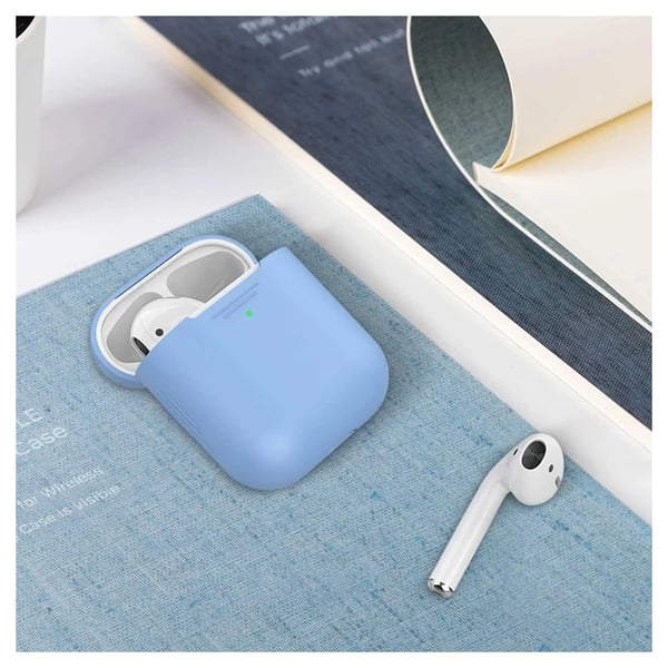 Promate Ultra Slim Silicon Case For Apple Airpods Blue Promate Ultra Slim Silicon Case For Apple Airpods Blue