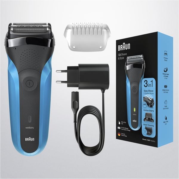 Braun Wet & Dry Shaver 310BT S3 Braun Wet & Dry Shaver 310BT S3