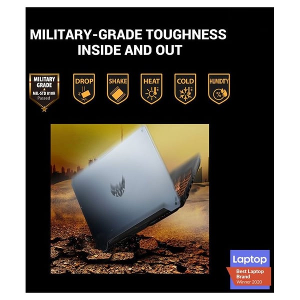 Asus FX506LI-BQ057T Gaming Laptop - Core i5 2.5GHz 8GB 512GB 4GB Win10 15.6inch FHD Black English/Arabic Keyboard Asus FX506LI-BQ057T Gaming Laptop - Core i5 2.5GHz 8GB 512GB 4GB Win10 15.6inch FHD Black English/Arabic Keyboard