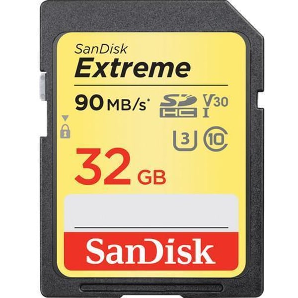 Sandisk SDSDXVE032GGNCIN Extreme SD Card 32GB Sandisk SDSDXVE032GGNCIN Extreme SD Card 32GB