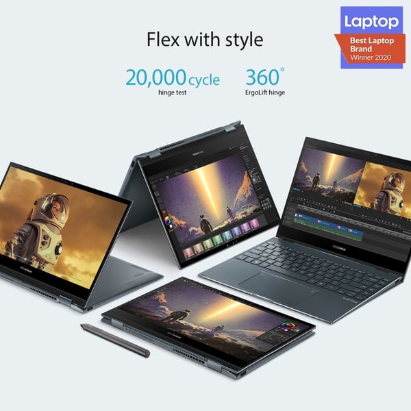 Asus ZenBook Flip 13 UX363JA-EM141T 2 in 1 Laptop – Core i5 1.1GHz 8GB 512GB Shared Win10Home 13.3inch FHD Pine Grey English/Arabic Keyboard Asus ZenBook Flip 13 UX363JA-EM141T 2 in 1 Laptop – Core i5 1.1GHz 8GB 512GB Shared Win10Home 13.3inch FHD Pine Grey English/Arabic Keyboard