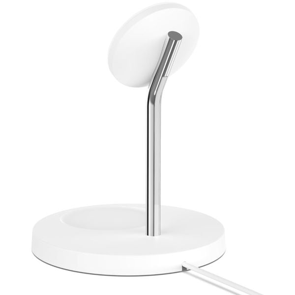 Belkin Charge Pro MagSafe 2-in-1 Wireless Charger White Belkin Charge Pro MagSafe 2-in-1 Wireless Charger White