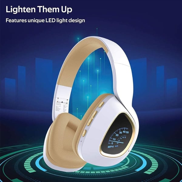 Promate BAVARIA Wireless On-Ear Headphone Beige Promate BAVARIA Wireless On-Ear Headphone Beige
