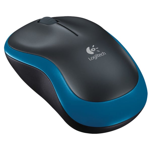 Logitech M185 Wireless Mouse Black/Blue Logitech M185 Wireless Mouse Black/Blue