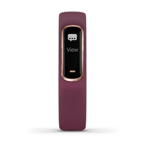 Garmin Vivosmart 4 Rose Gold With Berry Band - Small/Medium Garmin Vivosmart 4 Rose Gold With Berry Band - Small/Medium