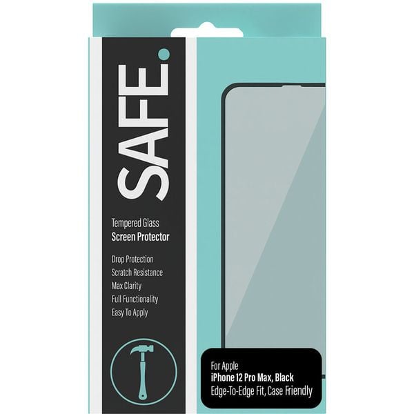 Safe SAFE95023 Screen Protector Max Edge -To-Edge Black For iPhone 12Pro Safe SAFE95023 Screen Protector Max Edge -To-Edge Black For iPhone 12Pro
