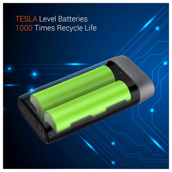 Riversong Phantom10 Power Bank 10000mAh Black Riversong Phantom10 Power Bank 10000mAh Black