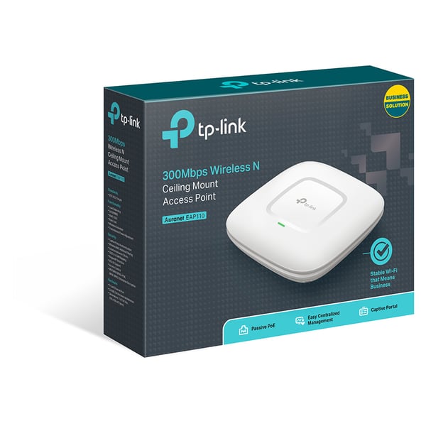 TP-Link EAP110 300Mbps Wireless N Ceiling Mount Access Point TP-Link EAP110 300Mbps Wireless N Ceiling Mount Access Point