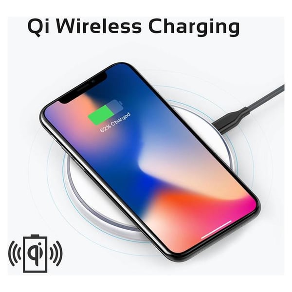 Promate Wireless Charging Dock White Promate Wireless Charging Dock White