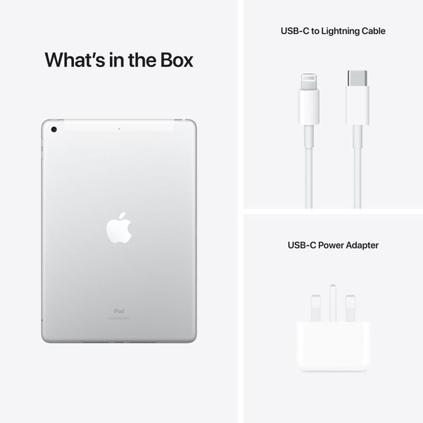 iPad 9th Generation (2021) WiFi+Cellular 64GB 10.2inch Silver – Middle East Version iPad 9th Generation (2021) WiFi+Cellular 64GB 10.2inch Silver – Middle East Version