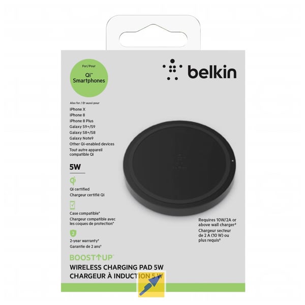 Belkin Wireless Charging Pad 5W - Black Belkin Wireless Charging Pad 5W - Black