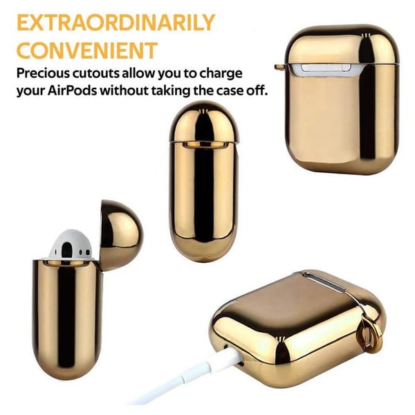 Promate Neon Case For Airpods Gold Promate Neon Case For Airpods Gold