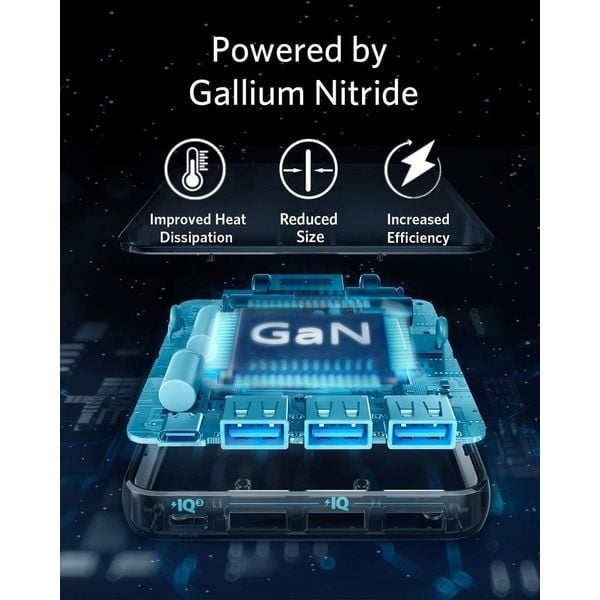 Anker A2045K31 Powerport Atom III Slim 65W Charger Blue Anker A2045K31 Powerport Atom III Slim 65W Charger Blue