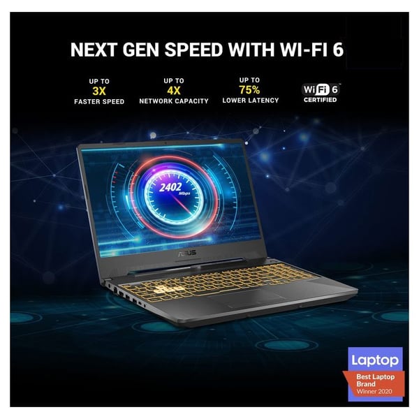 Asus FX506LI-BQ057T Gaming Laptop - Core i5 2.5GHz 8GB 512GB 4GB Win10 15.6inch FHD Black English/Arabic Keyboard Asus FX506LI-BQ057T Gaming Laptop - Core i5 2.5GHz 8GB 512GB 4GB Win10 15.6inch FHD Black English/Arabic Keyboard