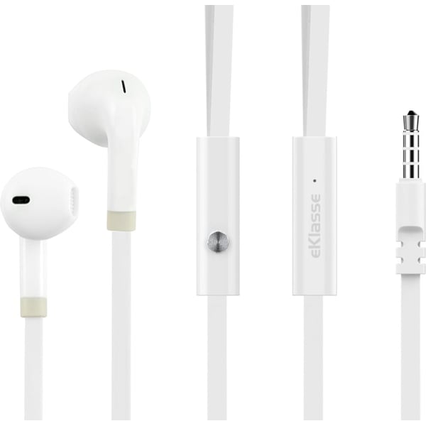 Eklasse EKEP01 Stereo Earphone White IT Elec Eklasse EKEP01 Stereo Earphone White IT Elec
