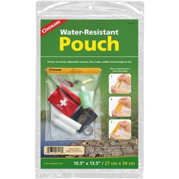 Coghlans Water-Resistant Pouch White Coghlans Water-Resistant Pouch White