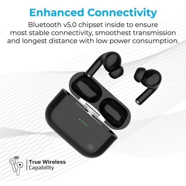 Promate HARMONI True Wireless Earbuds Black Promate HARMONI True Wireless Earbuds Black