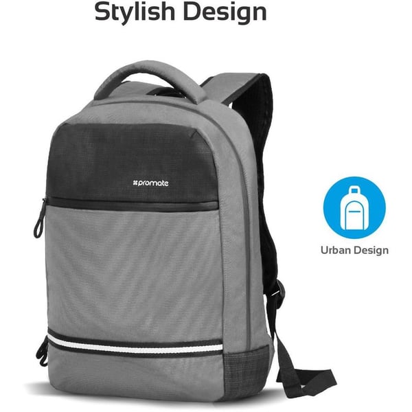 Promate Laptop Backpack Grey 13 inch Laptop Promate Laptop Backpack Grey 13 inch Laptop