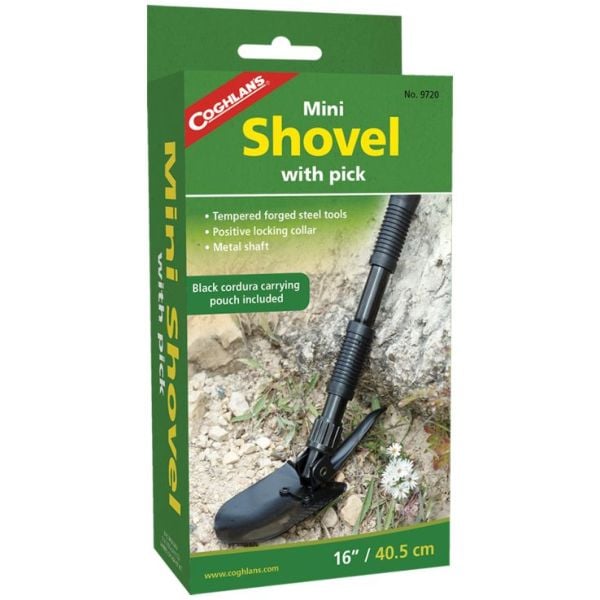 Coghlans Mini Shovel with Pick 40.5cm Coghlans Mini Shovel with Pick 40.5cm