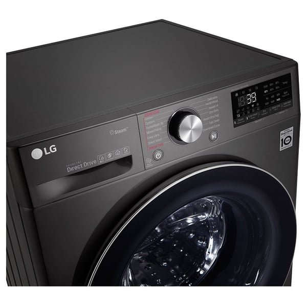 LG Front Load Washer & Dryer 10/7kg F4V9RCP2E, Bigger Capacity, AI DD, ThinQ LG Front Load Washer & Dryer 10/7kg F4V9RCP2E, Bigger Capacity, AI DD, ThinQ
