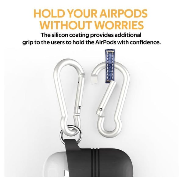 Promate VEILCASE Silicon Case For Apple Airpods Black Promate VEILCASE Silicon Case For Apple Airpods Black