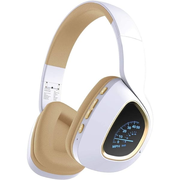 Promate BAVARIA Wireless On-Ear Headphone White Promate BAVARIA Wireless On-Ear Headphone White