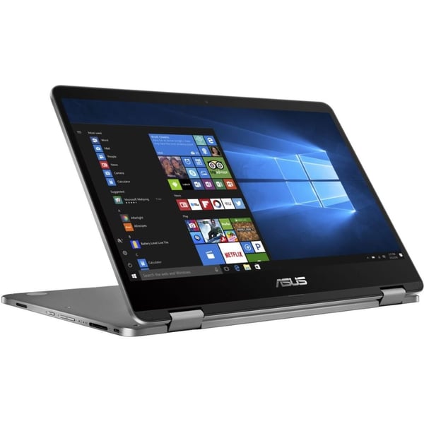 Asus VivoBook Flip 14 TP401MA-EC320T 2 in 1 Laptop - Celeron 1.1GHz 4GB 128GB Shared Win10Home 14inch HD Light Grey English/Arabic Keyboard Asus VivoBook Flip 14 TP401MA-EC320T 2 in 1 Laptop - Celeron 1.1GHz 4GB 128GB Shared Win10Home 14inch HD Light Grey English/Arabic Keyboard