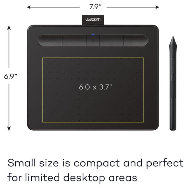 Wacom Intuos Bluetooth Creative Pen Tablet Small Black Wacom Intuos Bluetooth Creative Pen Tablet Small Black