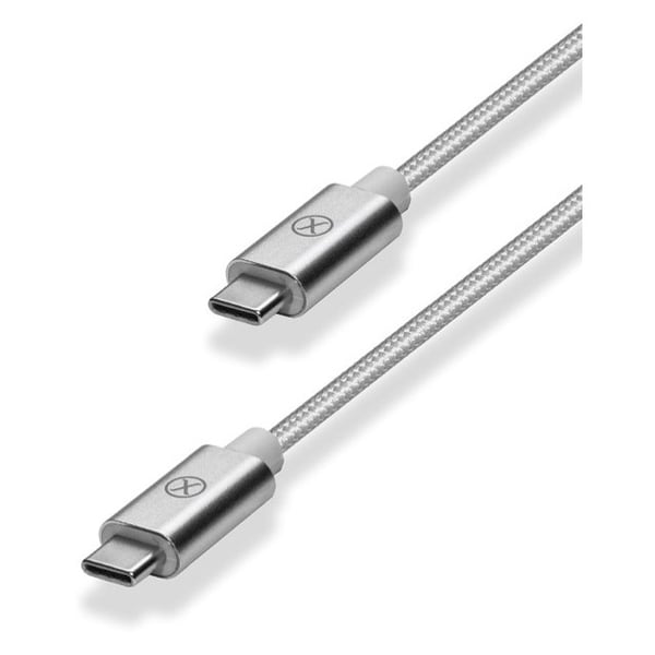 Xcell USB 3.0 Type C to Type C Cable 1.5M Silver Xcell USB 3.0 Type C to Type C Cable 1.5M Silver