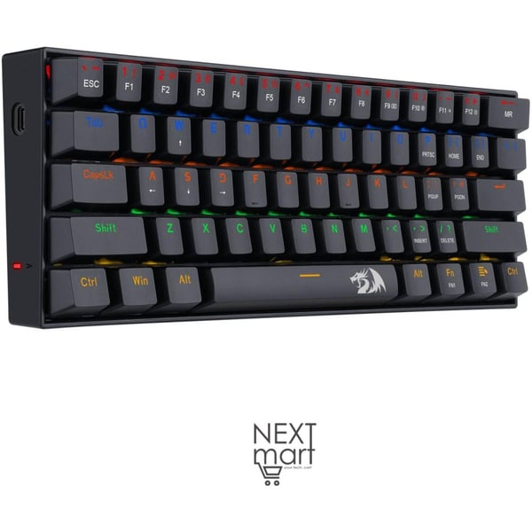 Redragon Mechanical Gaming Keyboard 29.1cm Black Redragon Mechanical Gaming Keyboard 29.1cm Black