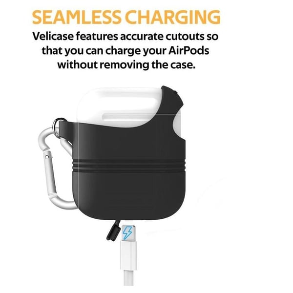 Promate VEILCASE Silicon Case For Apple Airpods Black Promate VEILCASE Silicon Case For Apple Airpods Black