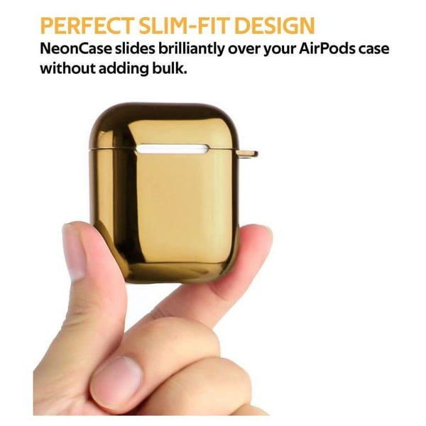 Promate Neon Case For Airpods Gold Promate Neon Case For Airpods Gold