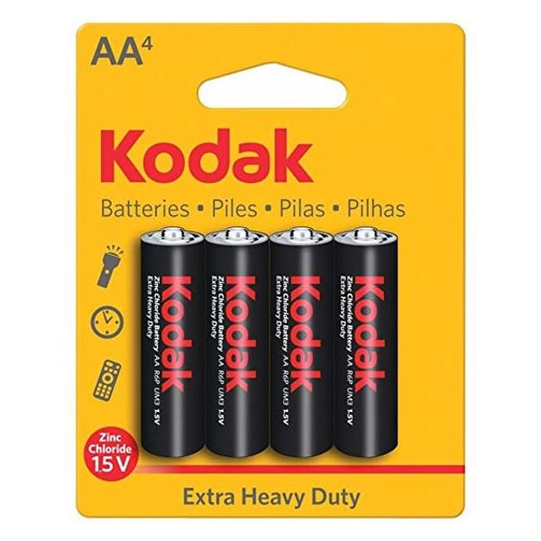 Kodak Extra Heavy Duty 1.5V Battery X 4 pcs Kodak Extra Heavy Duty 1.5V Battery X 4 pcs