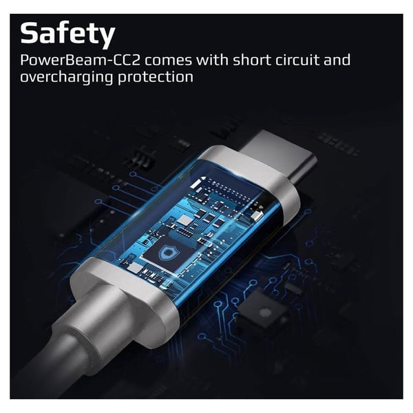 Promate USB-C To USB-C Cable 2m White Promate USB-C To USB-C Cable 2m White